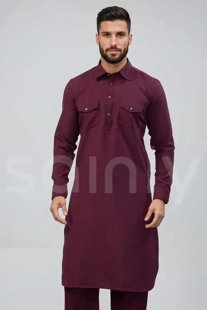 Front view of a custom-fit men&
