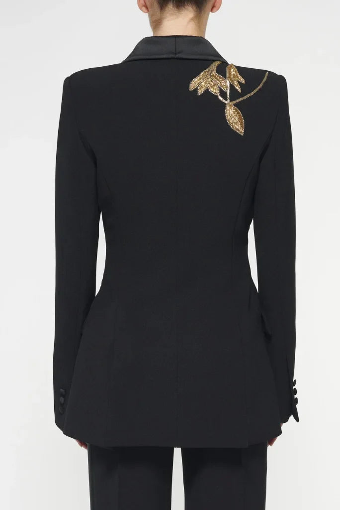 Embroidery suit for women-back