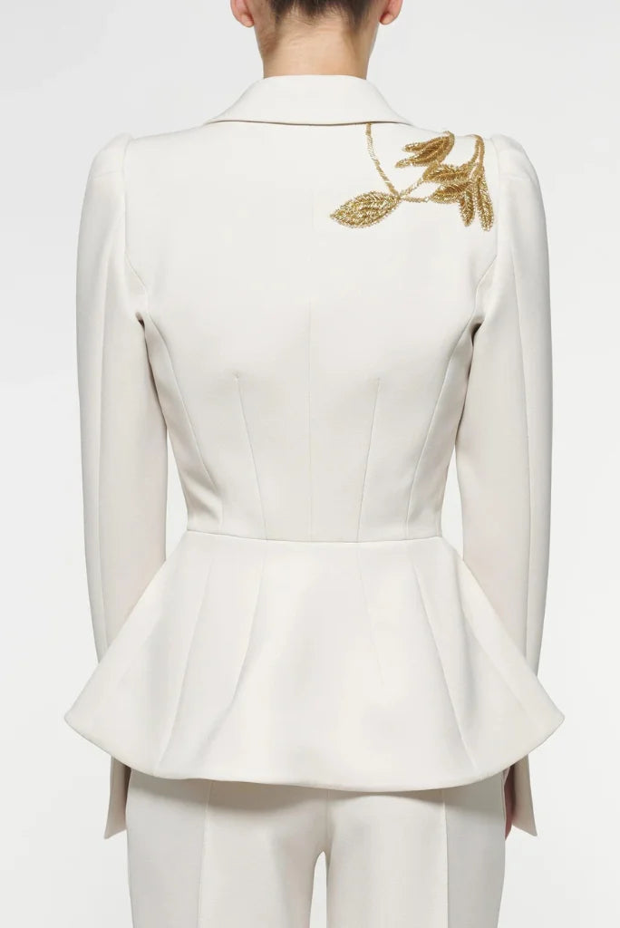 Embroidery suit for women-back
