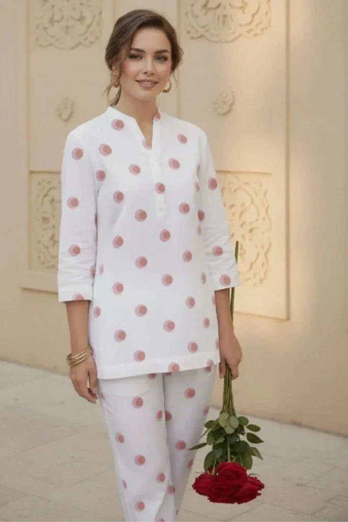 Women matching co ord outfit for daily wear