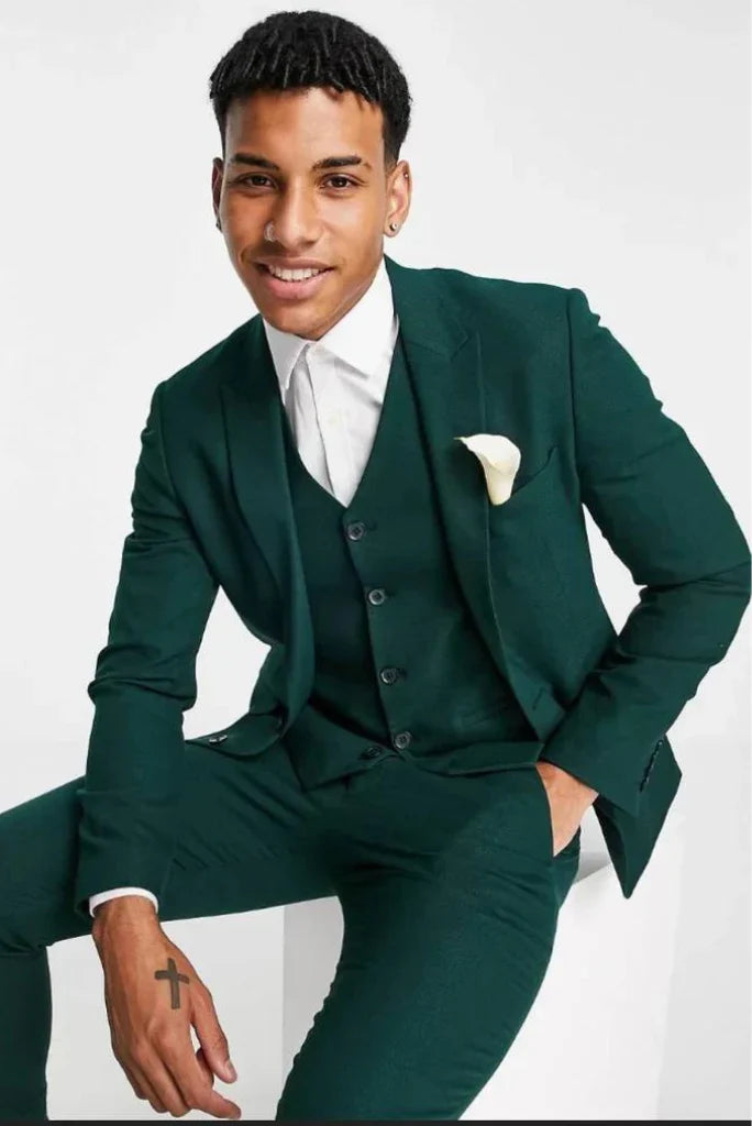 men wedding wear stylish groom suit-Front