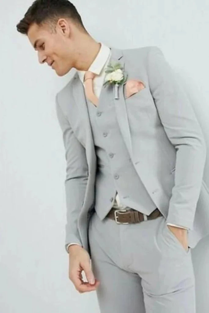 men stylish wedding party wear suit-Front