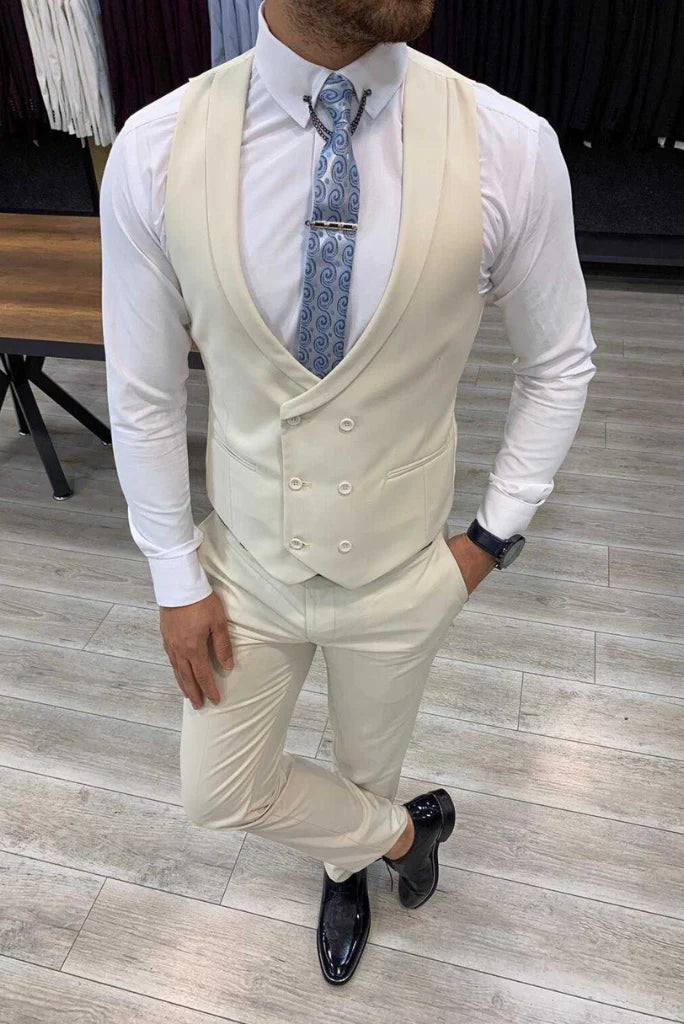 men classic tuxedo suit-Front