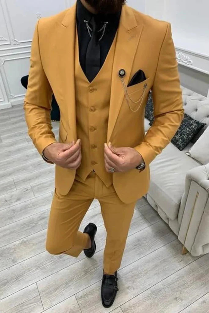 Grooms Suits Wedding Formal Wear-Front