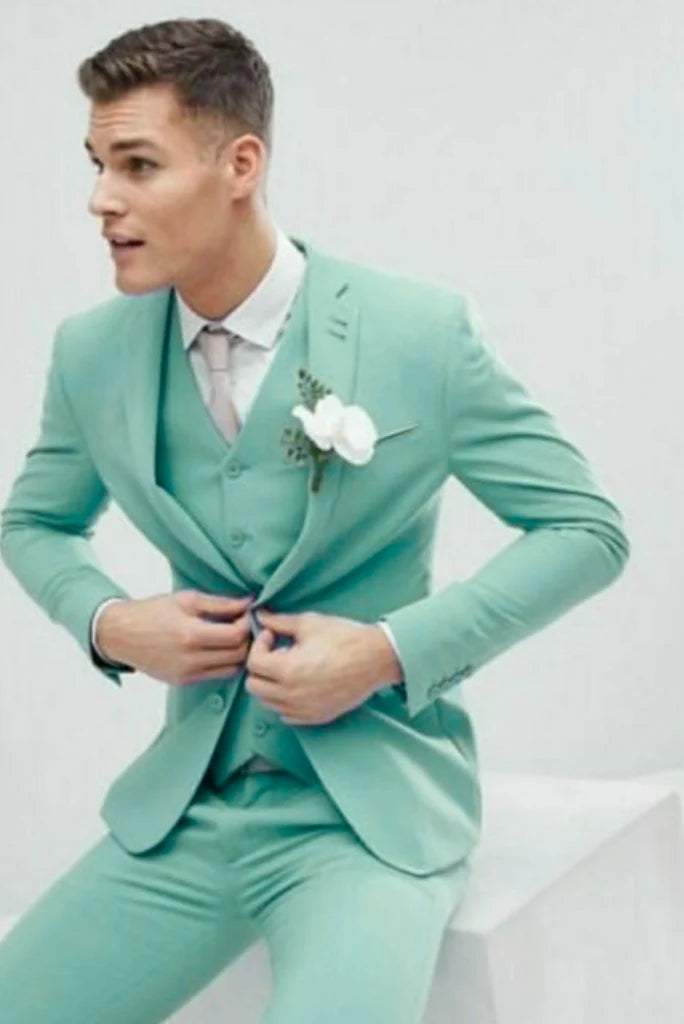Groomsmen wedding wear men suit-Front